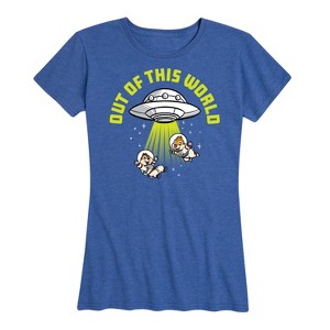 Women's - Disney - UFO Out Of This World Short Sleeve Graphic T-Shirt - 1 of 4