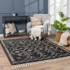 Hauteloom Thetford Black Berber Shag Rug - 2 of 4