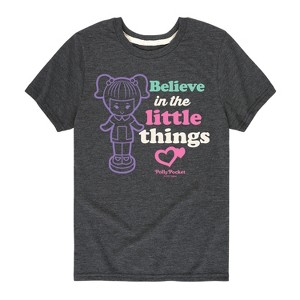Boys' - Polly Pocket - Believe In The Little Things Short Sleeve Graphic T-Shirt - 1 of 3