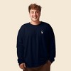 Dalix Astronaut Embroidered Cotton Classic Fit Long Sleeve Crewneck Tee Shirt Mens - 2 of 4