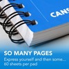 Canson XL Series Mixed Media Pad, Side Wire Binding, 60 Sheet, 5.5x8.5 inch, Pack of 3 - 4 of 4