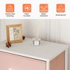 Pellebant Vertical Dresser for Bedroom Storage Tower 5-Drawer Steel Frame Wood Top Easy Pull Non-woven Fabrics Drawer - 4 of 4