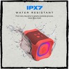 Lifeworks Terrain Mini 2 Wireless Bluetooth Speaker, IPX7 Water Resistant, 14H Battery, Multi-Link, LED Light Show, Portable, Red - 4 of 4