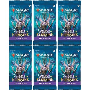 Magic the Gathering 6 Packs MTG Set Booster Pack Lot MTG Wilds of Eldraine - 1 of 1