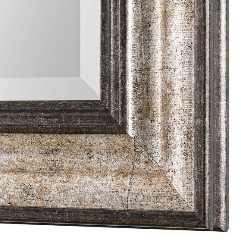 Uttermost Shefford Silver and Bronze 31" x 43" Rectangular Wall Mirror, 2 of 4