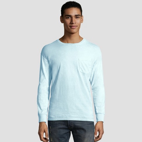 Hanes Originals Men's Long Sleeve Henley T-Shirt