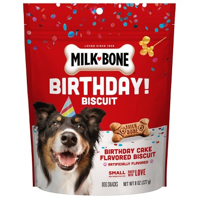 Milk-bone Birthday Cake Biscuit Small Chewy Dog Treats - 8oz : Target