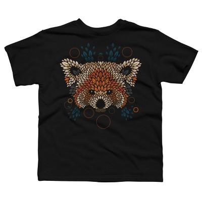 Boy's Design By Humans Red Panda Face By LetterQ T-Shirt