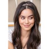 scünci No-Slip Grip Thin Plastic Headbands - Black/Brown/Mixed- All Hair - 3pk - 4 of 4