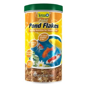 Tetra Pond Flakes Complete Nutrition Fish Flavor Dry Fish Food - 6.35oz - 1 of 4