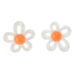 Unique Bargains Hollow-out Flower Shoelace Charms 1 Pair - 1 of 4
