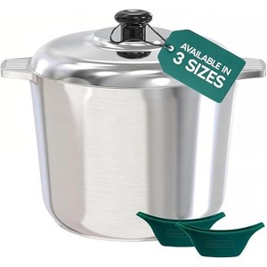 MAGNAWARE 10 Qt Cast Aluminum Stock Pot – Large Capacity Cooking - 1 of 4