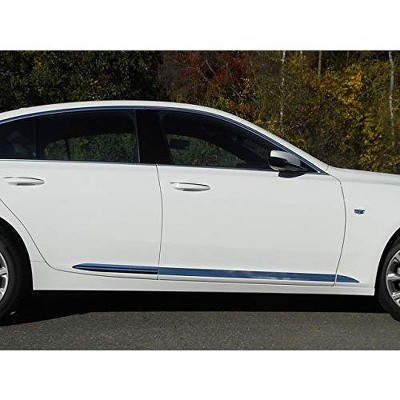 QAA Is Compatible With Cadillac CT5 2020-2022, 4-Door, Sedan (6 Piece Stainless Steel Rocker Panel Trim, Insert Kit) TH60235