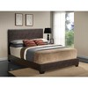 Queen Size Platform Bed with Upholstered Headboard for Bedroom - 2 of 4