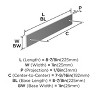 Amerock Ladera Backplate for Cabinet Knobs and Pulls - 3 of 4