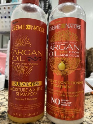 Creme of Nature Argan Oil from Morocco Anti-Humidity Gloss & Shine Mist  Hair Oil, 4 fl oz 