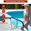 Pool Handrail for Inground Pools – 304 Stainless Steel Stair Rail with Grip Cover, 375 lbs Load Capacity - 4 of 4