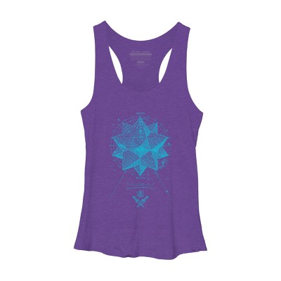 Women's Design By Humans Map to Nowhere By Collisiontheory Racerback Tank Top