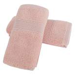 2 Pcs Luxury Hand Towels 100% Cotton Absorbent Drying Face Towels Washcloth - PiccoCasa