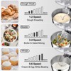 VEVOR Stand Mixer, 660W Electric Dough Mixer with 6 Speeds LCD Screen Timing, Tilt-Head Food Mixer with 5.8 Qt Stainless Steel Bowl, Gray - 4 of 4