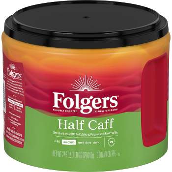Folgers Classic ½ Caff Medium Roast Coffee - 22.6oz