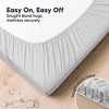 2pk Aereo Fitted Crib Sheets for Boys, Girls, 52x28 Standard Baby Crib Mattress Sheets, Bamboo Viscose Cotton - 4 of 4
