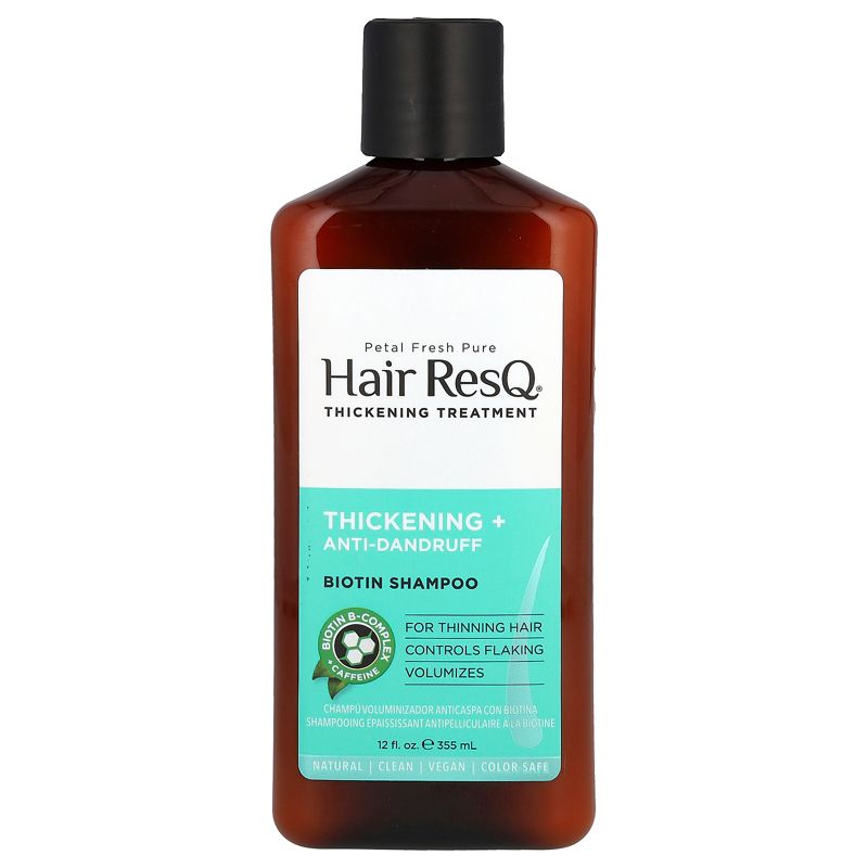 Petal Fresh Hair ResQ, Thickening Treatment, Biotin Shampoo, 12 fl oz (355 ml), 1 of 3