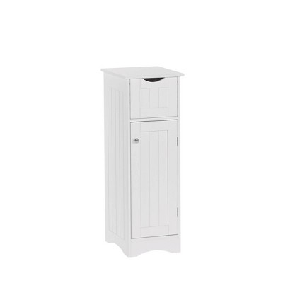 RiverRidge Ashland 1-Door, 3-Drawer Floor Cabinet, White