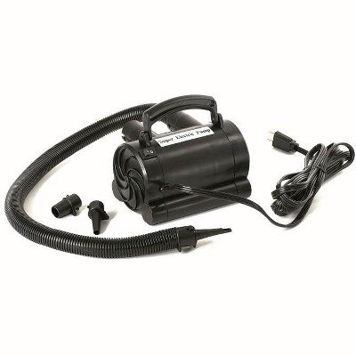 Swimline 9095 Electric Air Pump for Inflatable Rafts and Air Mattresses, Black