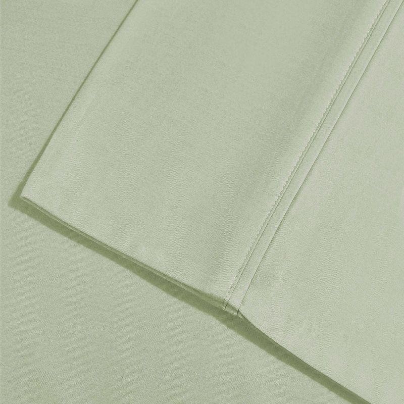1000 Thread Count Luxury Solid Deep Pocket Cotton Blend Bed Sheet Set by Blue Nile Mills, 3 of 5