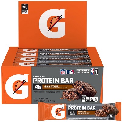 Gatorade Chocolate Chip Protein Bar - 2.8oz/12ct