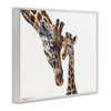 Stupell Industries Baby Giraffe Animal Watercolor Black Framed Giclee Art - 3 of 4