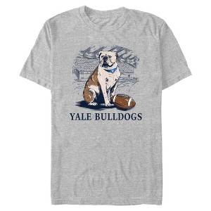 Mens Yale University Handsome Dan Football T Shirt - 1 of 4