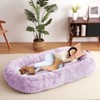 Giant Dog Bed, Human Size Dog Bed for People Doze Off, Napping, Human Dog Sofa Bed, Foldable Lazy Sofa Couch, Plush Dog Bed With Removable Cover - 4 of 4