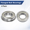 Unique Bargains Chrome Steel Durable Multipurpose Use Flanged Ball Bearing - 4 of 4