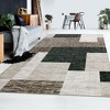 Modern Geometric Area Rug Machine Washable Rugs for Living Room Bedroom - 3 of 4