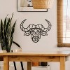 Bull Head Metal Wall Art – Metal Wall Decor – Home Office and Living Room Decoration - 2 of 4