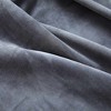 vidaXL Blackout Curtains with Rings 2 pcs Anthracite 37"x95" Velvet - 3 of 4