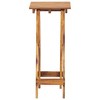 vidaXL Plant Stand Brown Solid Acacia Wood 11.8x11.8x26.4 in Foldable - 2 of 4