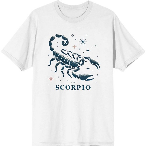 Scorpio Zodiac Sign Adult Crew Neck Short Sleeve Tee - image 1 of 2