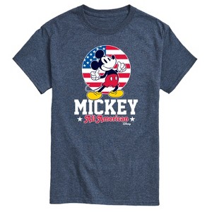 Men's - Disney - All American Mickey Short Sleeve Graphic T-Shirt - 1 of 4