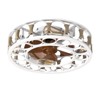 Mayeerty Caged Ceiling Fan with Lights Remote Control,Semi -embedded Modern Ceiling fans, 6 Speeds Reversible Blades - 4 of 4