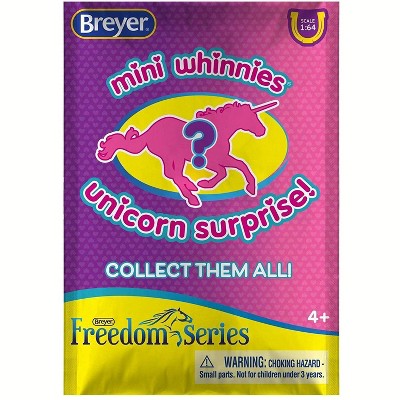 Breyer Animal Creations Breyer Mini Whinnies 1:64 Scale Unicorn Surprise | One Random