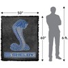 Shelby Cobra Metal Cobra Blanket 50"x60" Woven Tapestry - 2 of 4