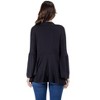 Womens Bell Sleeve Flared Open Front Cardigan - 24seven Comfort Apparel™ - 3 of 4