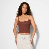 Women's Scoop Neck Shell Trim Tank Top - Wild Fable™ - 2 of 4