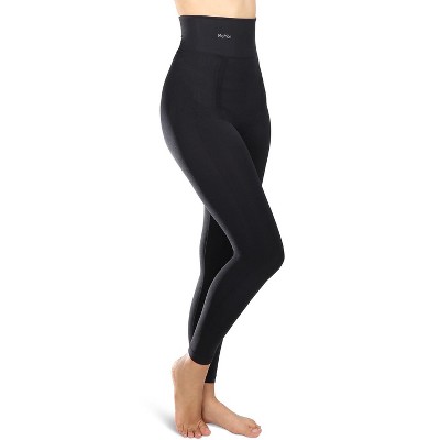 RIOJOY Corset Leggings For Women - High Waisted Tummy Control, 3-Hook Waist Trainer, Squat Proof Yoga Gym Pants