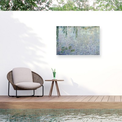 "Waterlillies Morning II" Outdoor All-Weather Wall Decor