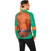 Teenage Mutant Ninja Turtles Men's Michelangelo Easy Wear Halloween Costume Costume Apparel Sets - Orange One Size - 2 of 2