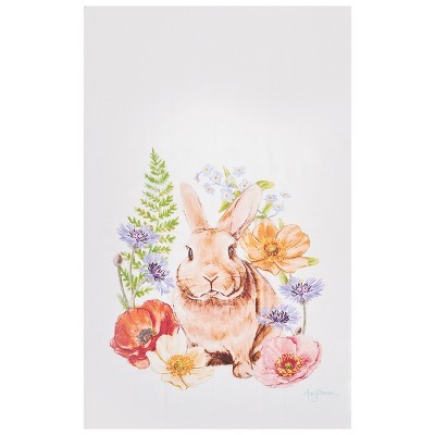 C&F Home Sunny Bunny I Printed Cotton Flour Sack Kitchen Towel